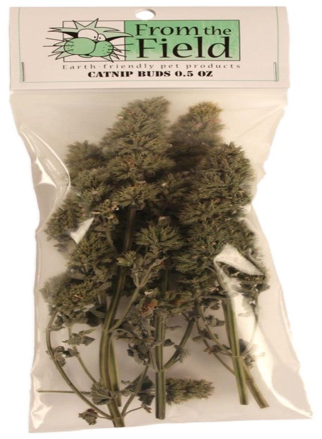 from The Field | Premium Whole Catnip Buds for Cats | Organic, USA-Grown, Fresh & Potent | Natural, Eco-Friendly Cat Treat for Play & Relaxation | Catnip for Indoor Cats | Resealable 0.5 Oz Bag - Image 1