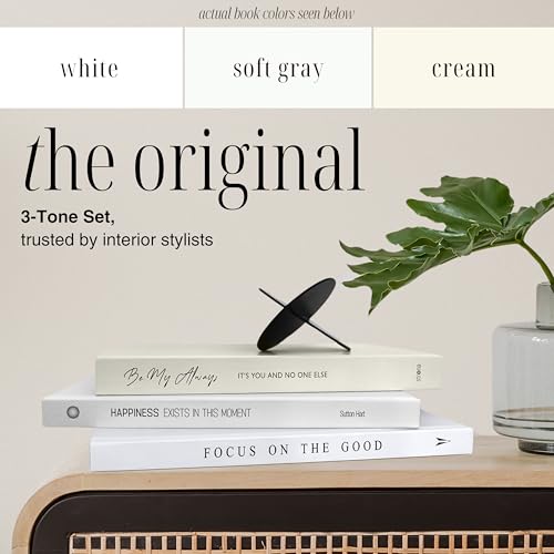 STRONA Book Decor Set – 3 Real Decorative Books for Home Décor, Coffee Table & Bookshelf Styling with Confidence, Designer Books for Decoration - Image 3