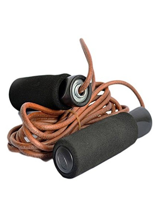 كوبو حبل قفز/حبل قفز من الجلد المثقل المستورد من كوبو، بني اللون - Image 5