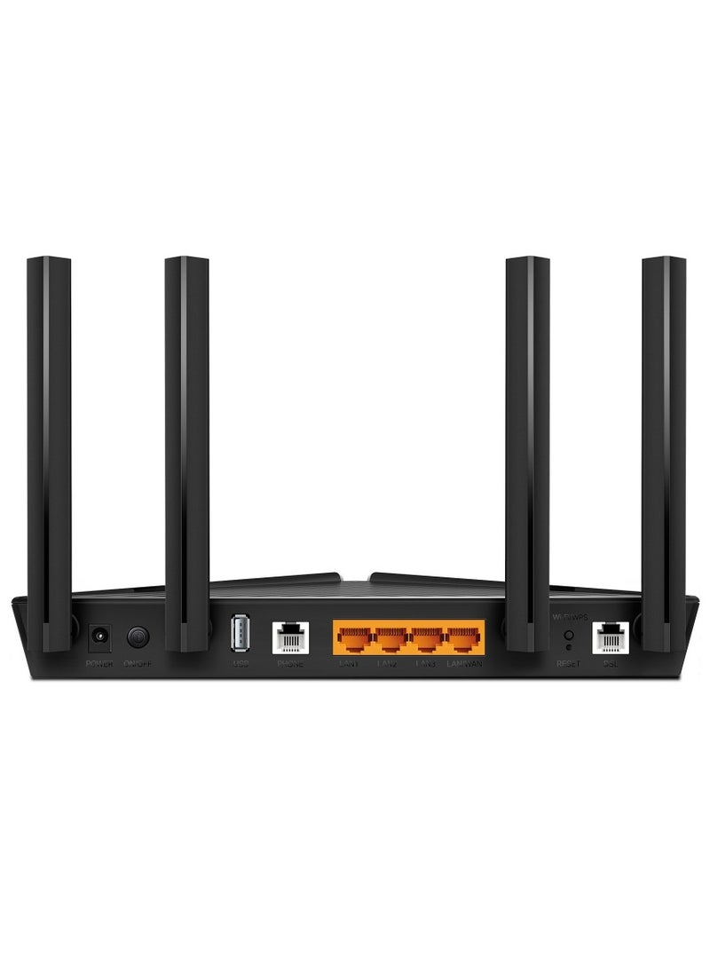 Tp-link Tl - Archer VX1800v AX1800 Dual-Band Wi-Fi 6 VDSL/ADSL Modem Router - Image 1