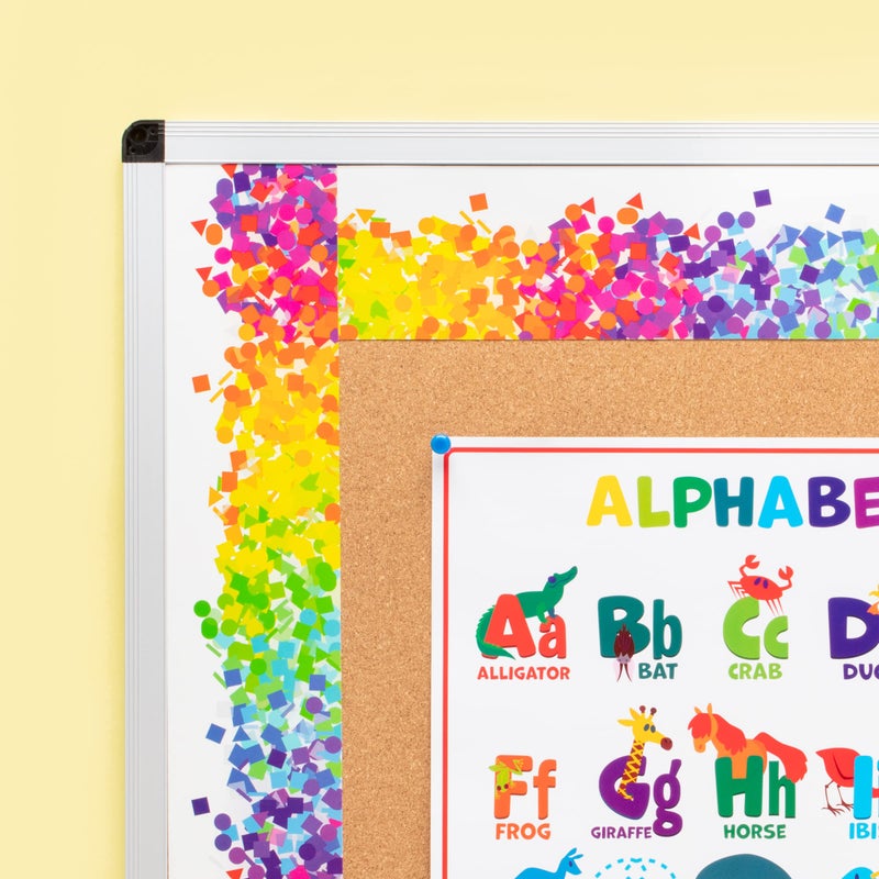 Youngever 52.5 ft Bulletin Board Borders Confetti Border for Classroom Decoration - Image 3