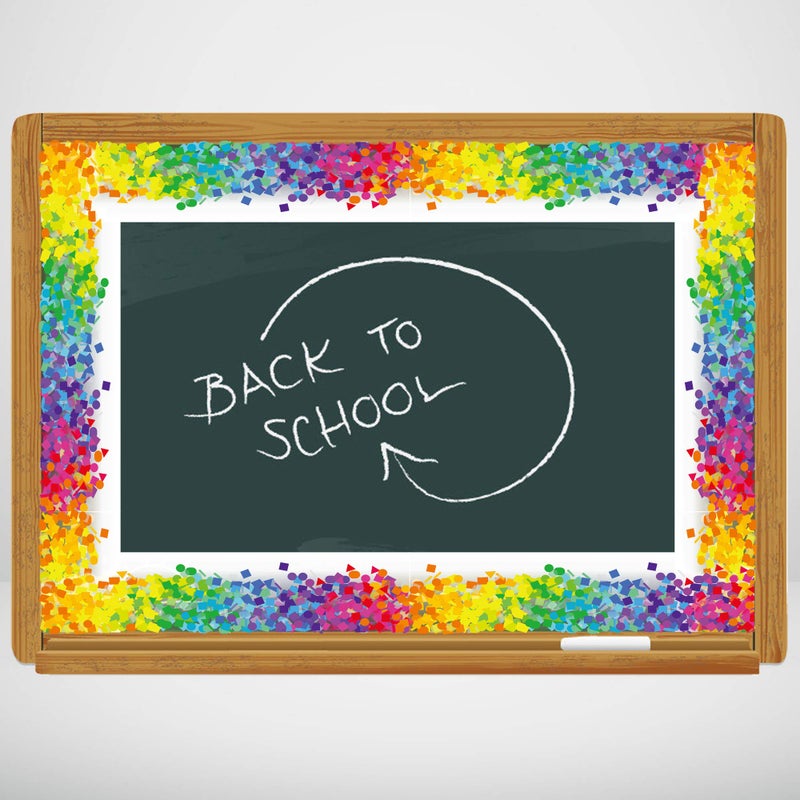 Youngever 52.5 ft Bulletin Board Borders Confetti Border for Classroom Decoration - Image 4