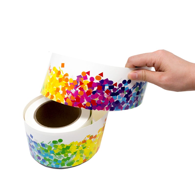 Youngever 52.5 ft Bulletin Board Borders Confetti Border for Classroom Decoration - Image 5