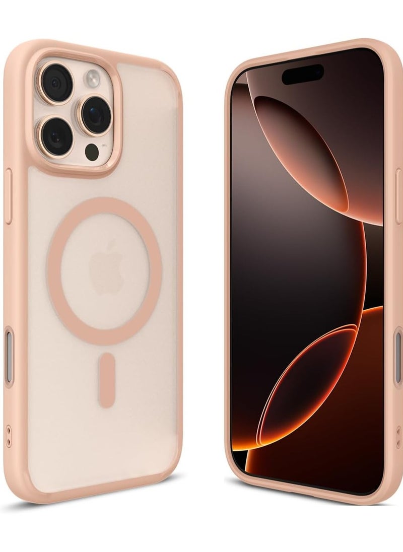 Spigen - Ultra Hybrid MagFit T for iPhone 16 PRO Case Cover [Camera Control Button Cover] with MagSafe (2024) - Frost Rose Titanium - Image 1