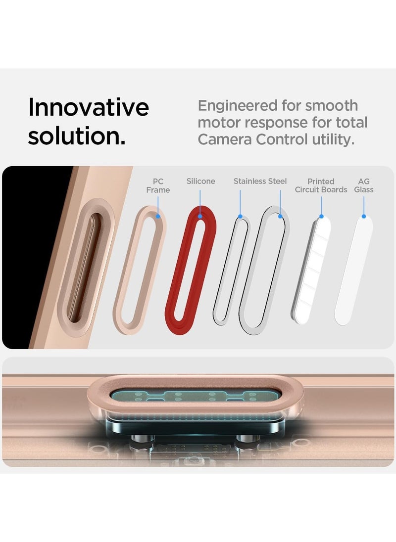 Spigen - Ultra Hybrid MagFit T for iPhone 16 PRO Case Cover [Camera Control Button Cover] with MagSafe (2024) - Frost Rose Titanium - Image 1