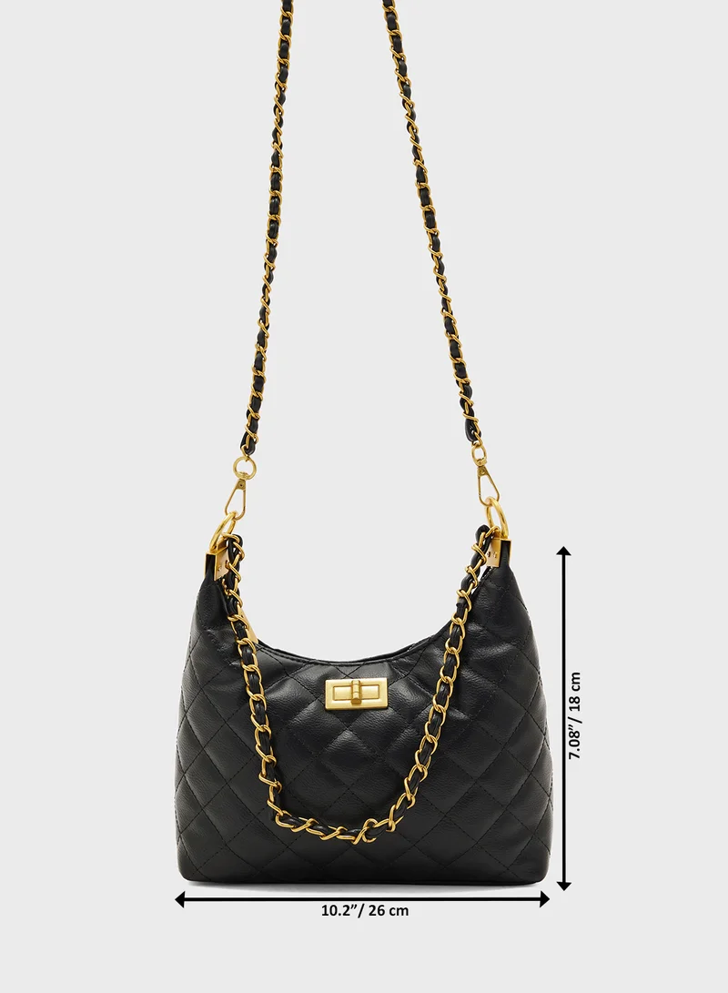 ELLA Quilted Shoulder Bag