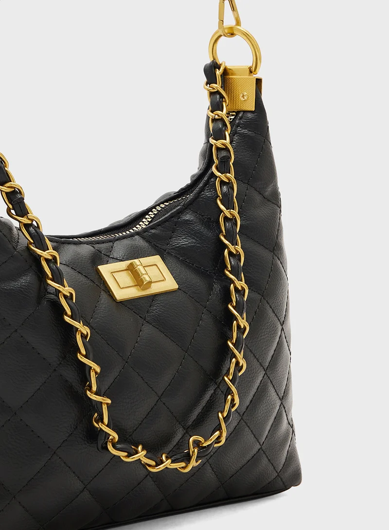 ELLA Quilted Shoulder Bag