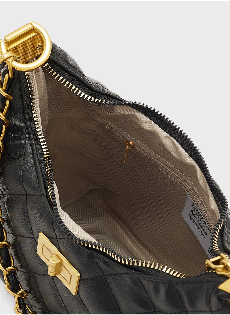 ELLA Quilted Shoulder Bag  - Image 5