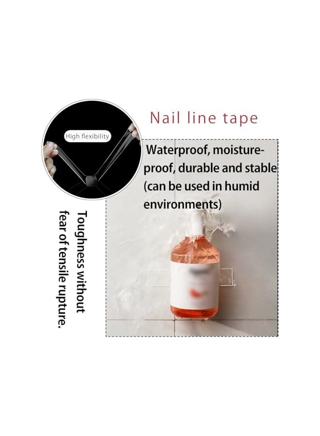 PROMASS promass 2 Pack Double Sided Tape,Double Sided Mounting Tape,Acrylic Clear Strong Adhesive Waterproof Removable for Carpet Fix, Home Office Wall Decor, DIY Crafts, Car Glass Decor  - Image 5