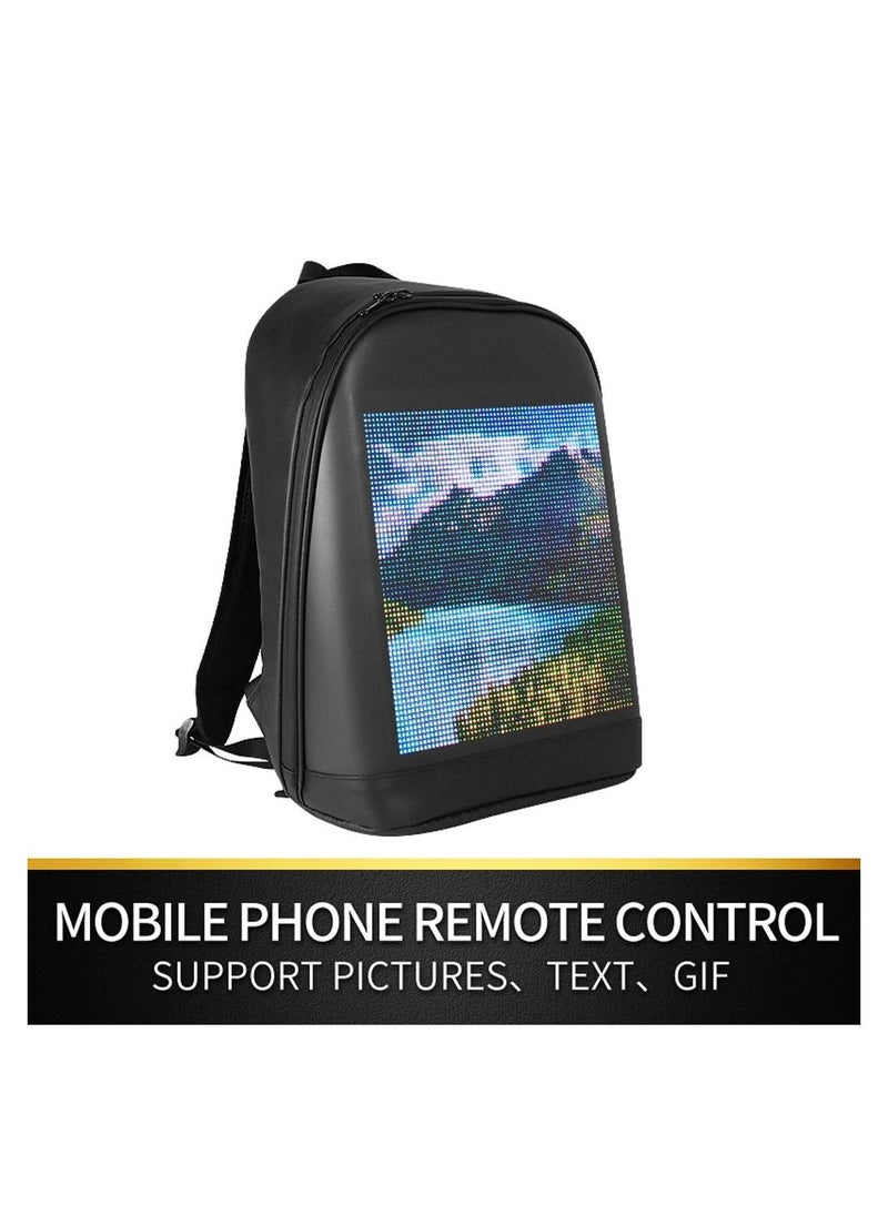 Geneaire Smart LED Display Backpack Waterproof Bag with APP Fashion School Bag  - Image 4