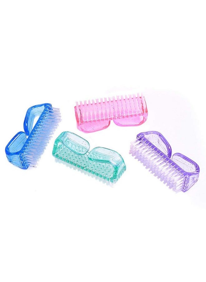 Nailwind - Handle Grip Nail Brush, Fingernail Scrub Cleaning Brushes For Toes And Nails Cleaner, Pedicure Brushes For Men And Women (Mini Size, 3 Pcs Set) - Image 1
