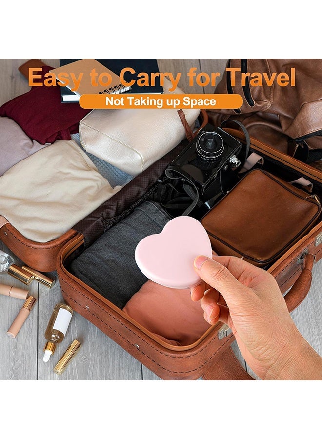 2 Pcs Sewing Kit, Mini Sewing Kit for Travel Essentials Portable DIY Emergency Sewing Repair Supplies Heart Shaped Sewing Storage Case with Needles ons Wire Pins Thread Scissors - Image 4
