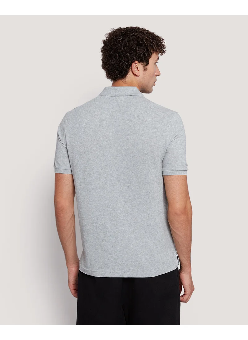 غانت Gant Men’S Short Sleeve Cotton Piqué Polo With Shield Logo