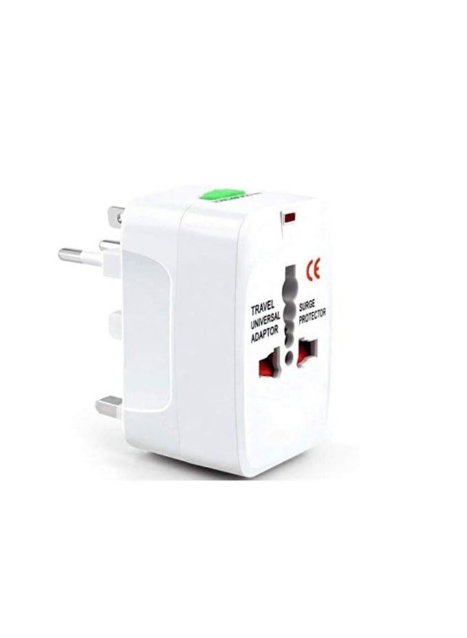 Universal Travel Adapter – Multi-Outlet with Surge Protection  - Image 1