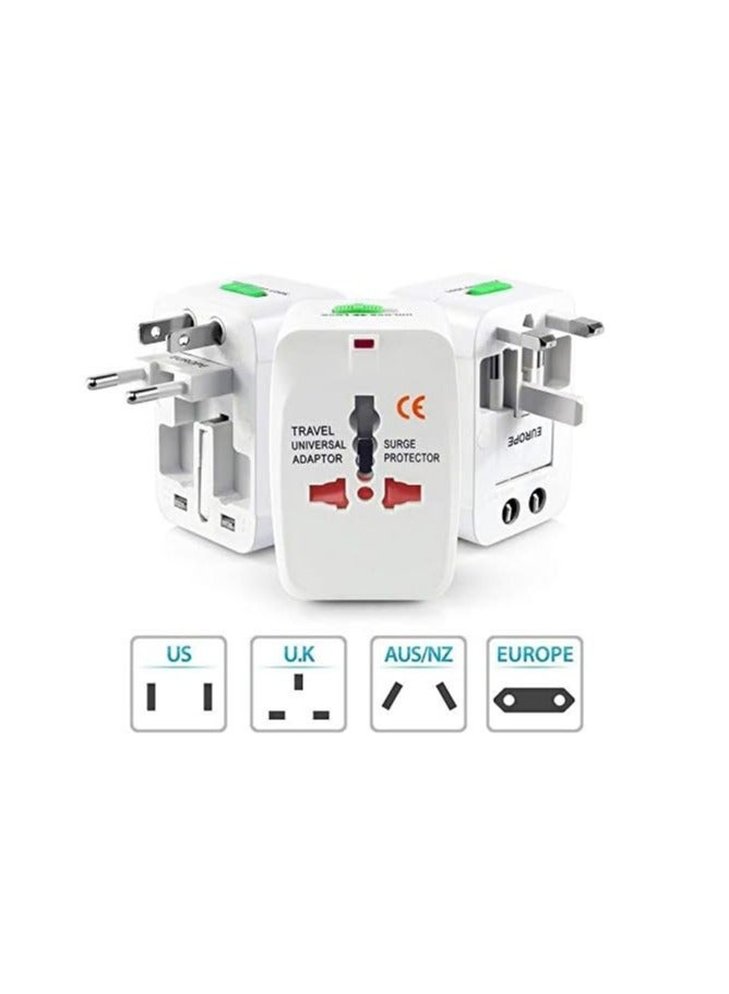 Universal Travel Adapter – Multi-Outlet with Surge Protection  - Image 2