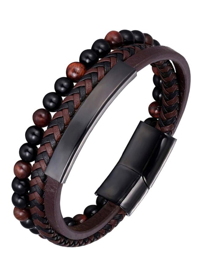 اليشمك سوار يد مضفَّر، مصنوع من الجلد