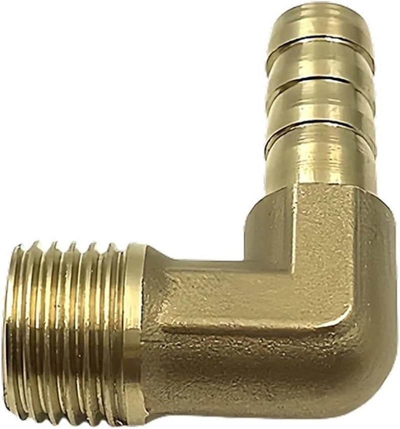 تركيب كوع نحاسي 8 مم ذيل خرطوم M16x1.5 موصل ذكر مقرنة نحاسية - Image 2