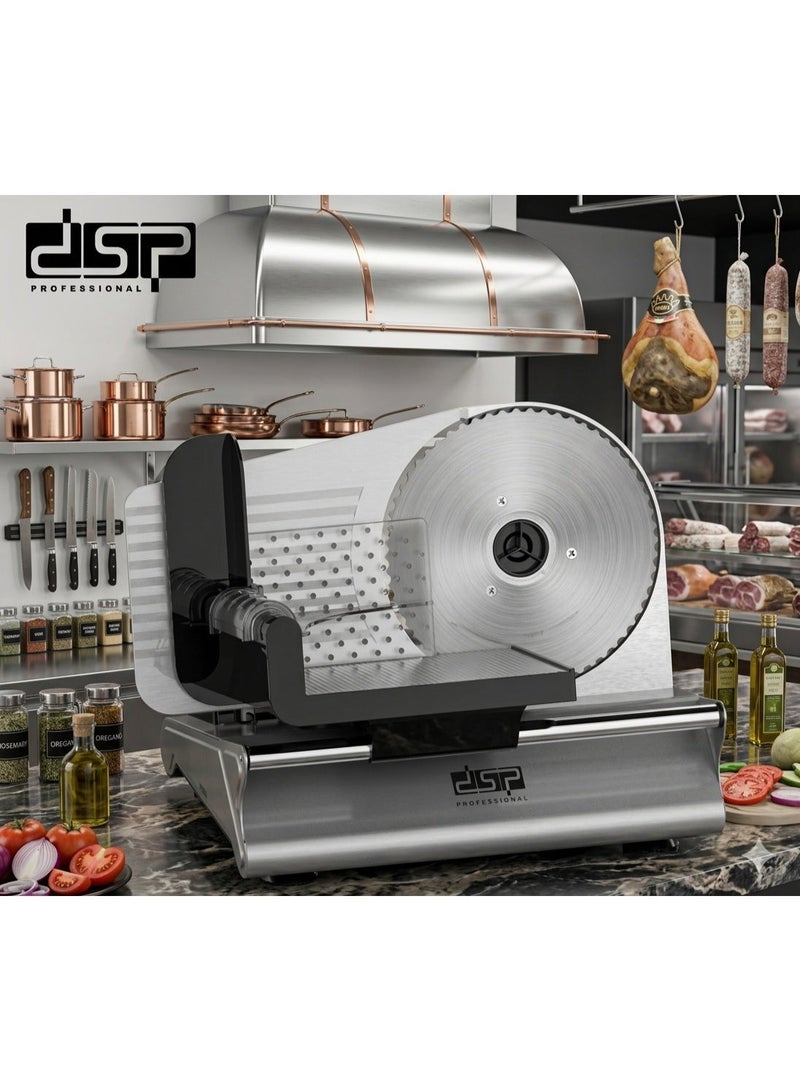 دي اس بي ماكينة تقطيع شرائح لانشون وجبنة واللحمة DSP قدرة 200 وات، KB7005 - Image 1