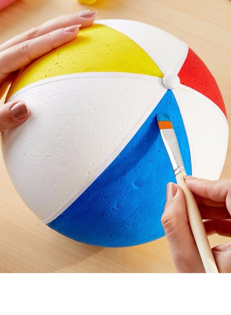 كرافت ماجيك كرة رغوة بيضاء كبيرة مقاس 10 بوصات للحرف اليدوية - عبوة من 1 كرات من البوليسترين لمشاريع DIY والحلي والنماذج المدرسية والأنشطة الفنية - Image 4