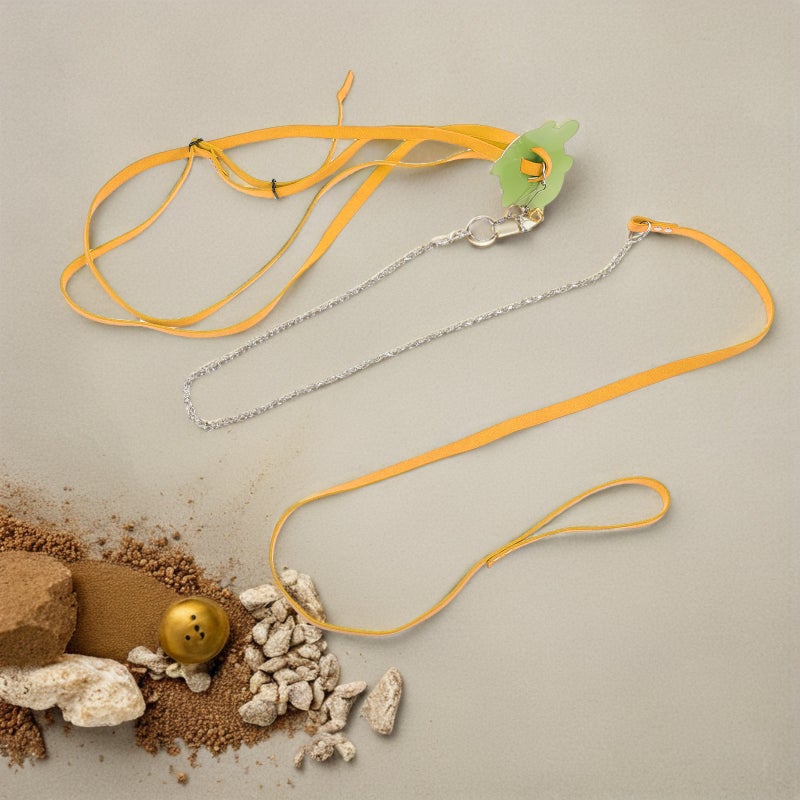 Turtle Leash: Adjustable Turtle and Leash Set - Outdoor Pet Rope for Small Animals Walking - Comfortable Reptile Vest for Tortoises Lizards (M) - Image 3