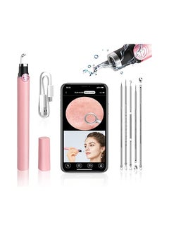 Visual Blackhead Removal Tool with Waterproof Camera with 20x Magnification and Lightweight Rechargeable Blackhead Extractor Tool for iPhone, iPad and Android