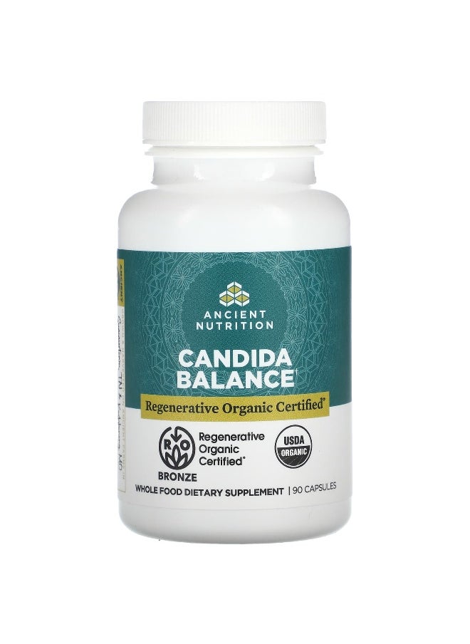 Ancient Nutrition - Ancient Nutrition, Candida Balance, 90 Capsules - Image 1