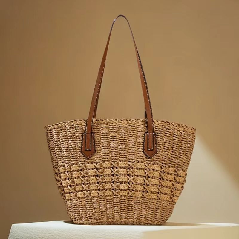 Handwoven Paper Shoulder Bag - Image 4