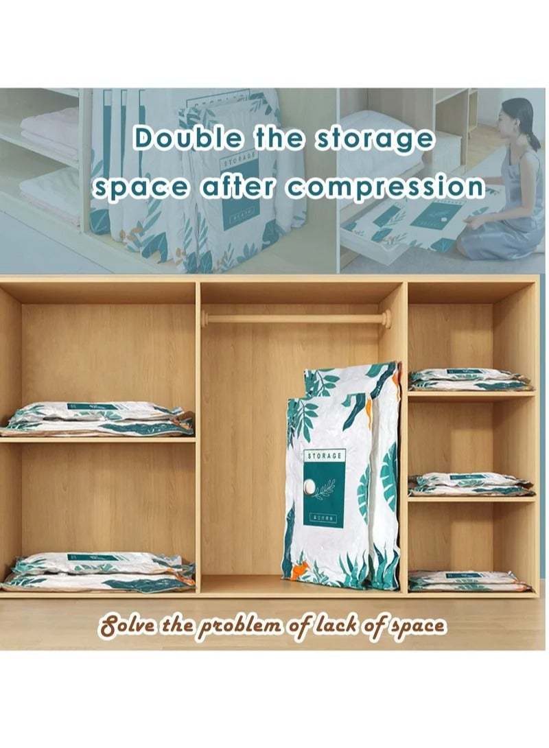 MIXDE 3 Pack Vacuum Storage Bags Home Clothes Blanket Comforter Space Saver Vacuum Organization and Storage Bag with Hand Pump - Image 2