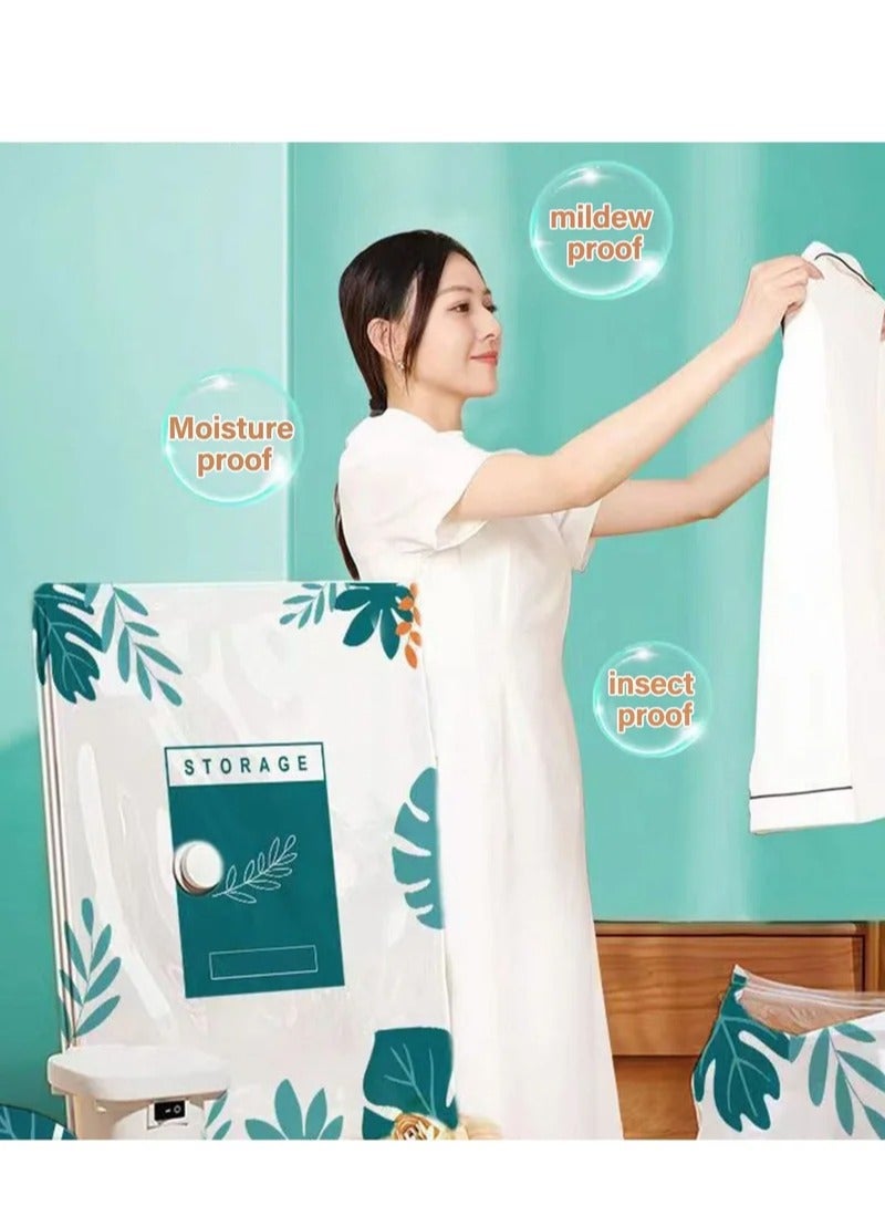 MIXDE 3 Pack Vacuum Storage Bags Home Clothes Blanket Comforter Space Saver Vacuum Organization and Storage Bag with Hand Pump - Image 5