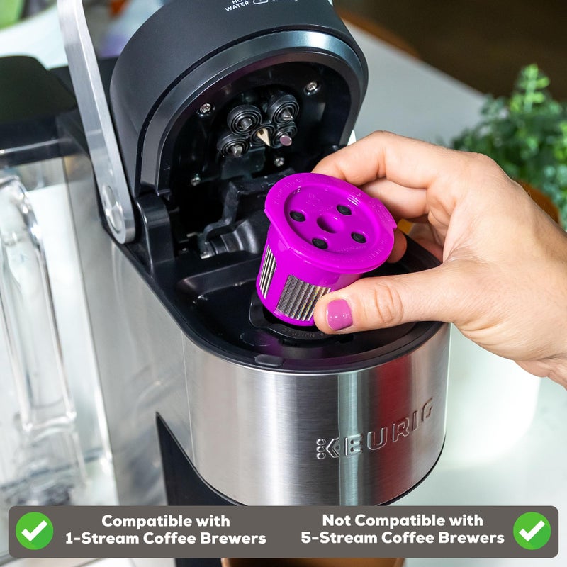 Perfect Pod Universal Café Cup, Reusable Coffee Pod for Keurig, Refillable Coffee Filter Compatible with both Single Stream and Supreme Multi-Stream Keurig Brewers - Image 5