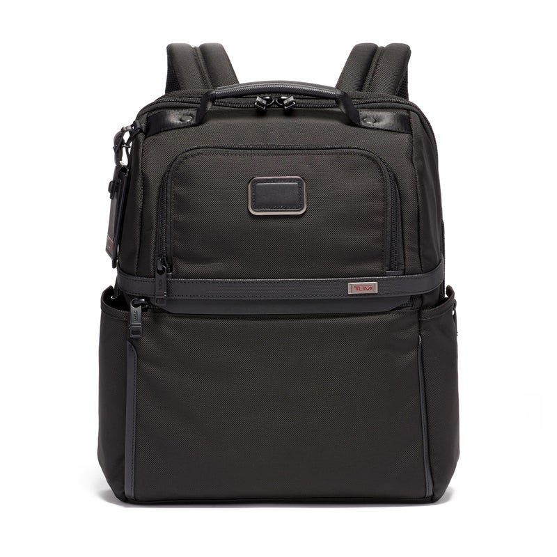 TUMI - Alpha Slim Solutions Brief Pack - Travel Laptop Backpack - Lightweight Business Backpack - Black - Image 1