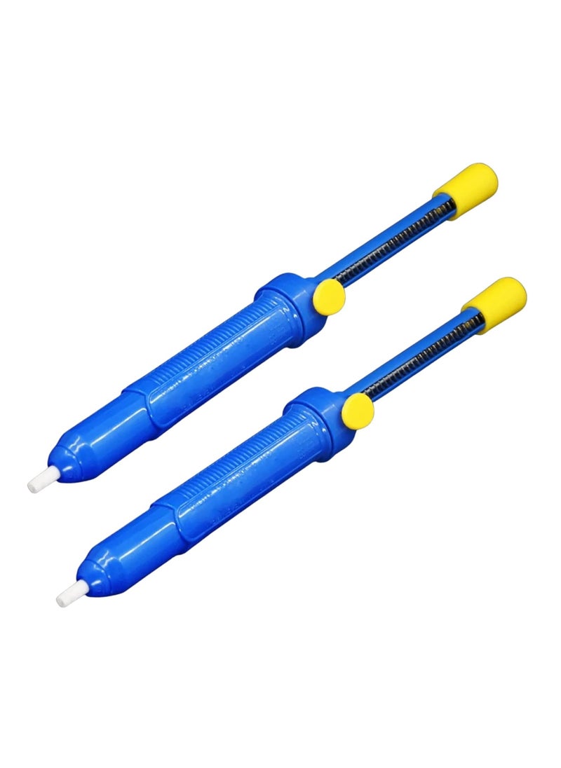 SYOSI - 2 Pcs Solder Sucker Desoldering Pump, 13" Manual Solder Removal Tool for Through-Hole Desoldering with Strong Vacuum Suction - Image 1