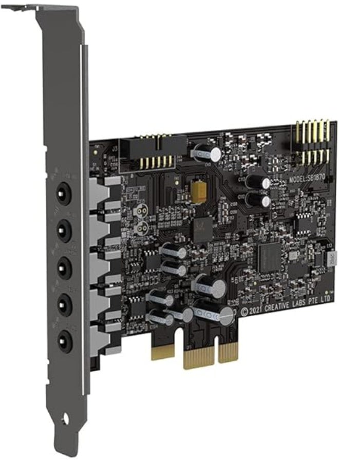 Creative Sound Blaster Audigy Fx V2 Upgradable Hi-res Internal PCI-e Sound Card with 5.1 Discrete and Virtual Surround, Scout Mode, SmartComms Kit for PC - Image 1