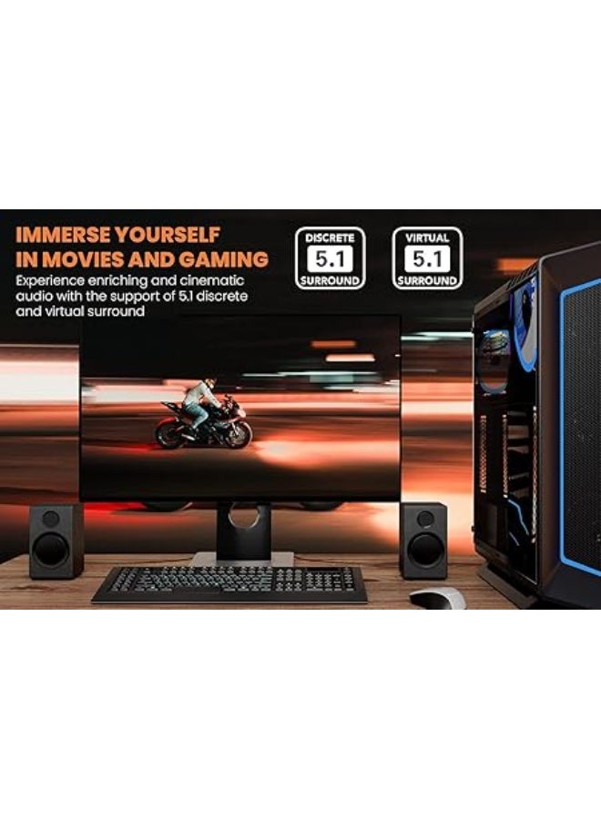 Creative Sound Blaster Audigy Fx V2 Upgradable Hi-res Internal PCI-e Sound Card with 5.1 Discrete and Virtual Surround, Scout Mode, SmartComms Kit for PC - Image 4