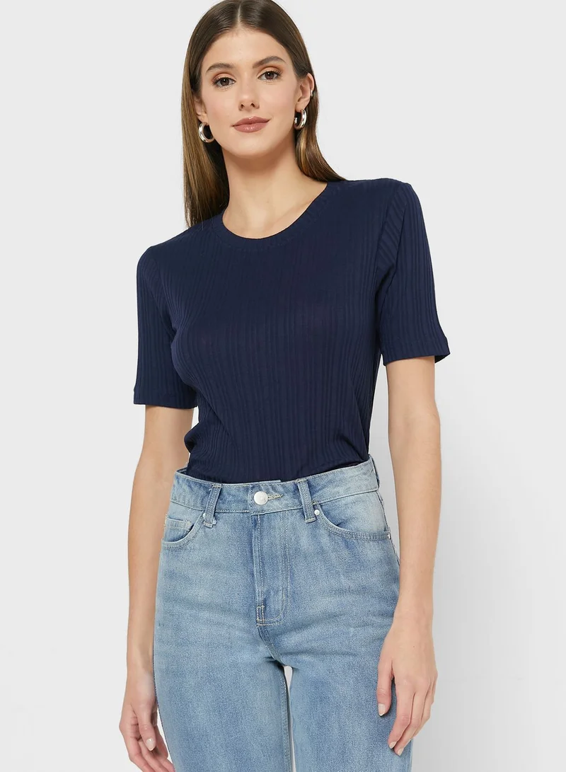 BRAVE SOUL Rib T-Shirt