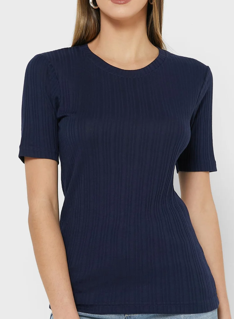BRAVE SOUL Rib T-Shirt