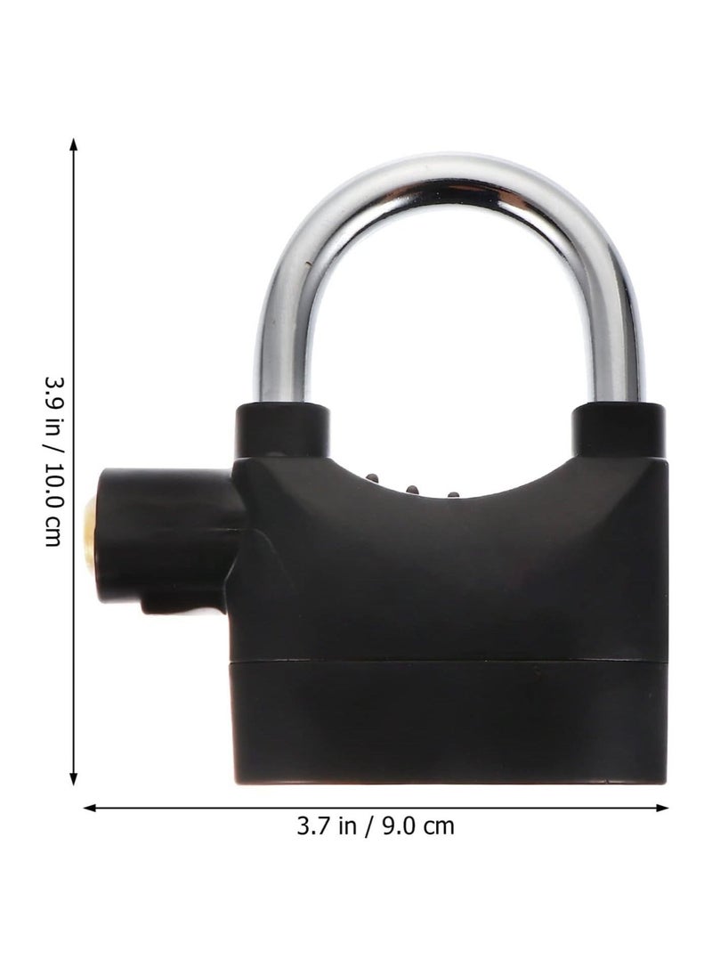 Generic - Alarm Lock Anti Theft Locks Loud Alarm Lock Universal Security Alarm Lock System Anti-Theft Weatherproof for Door Motor Bicycle Padlock with 3 Keys - Image 1