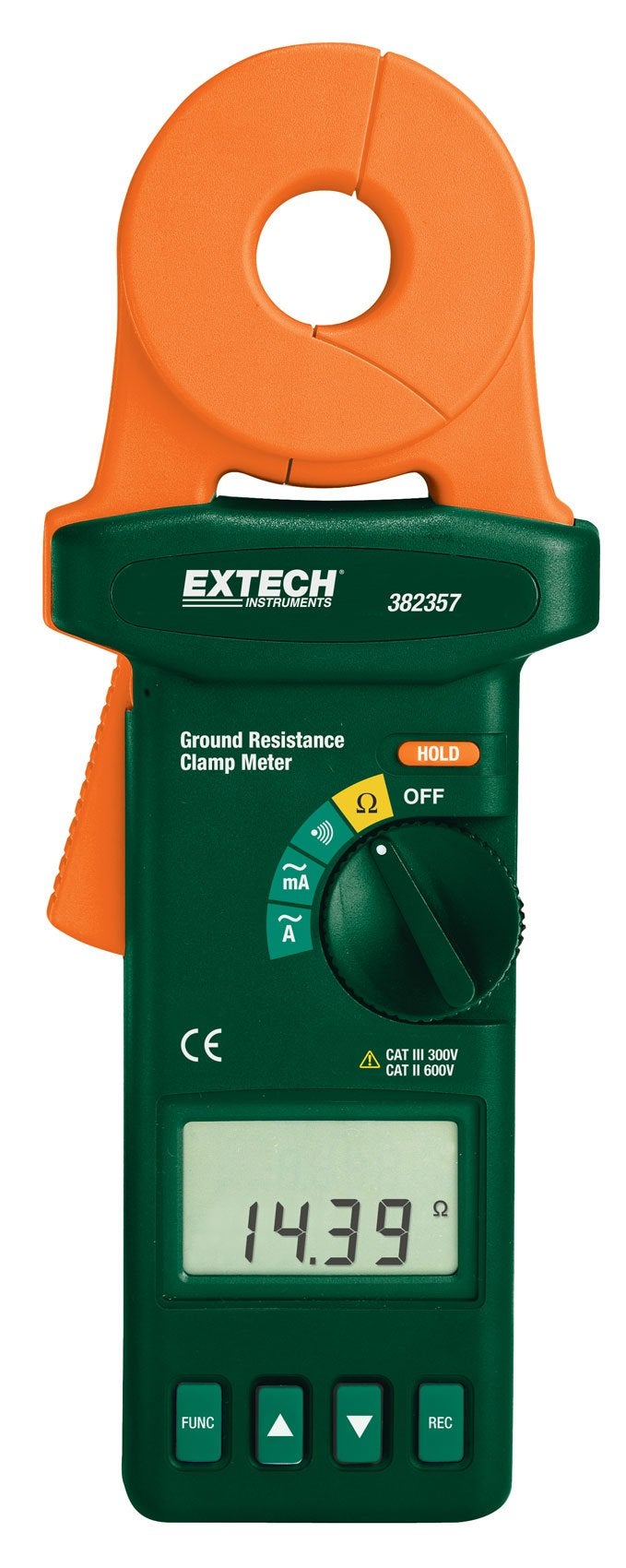 Extech 382357 Clampon Ground Resistance Tester - Image 2