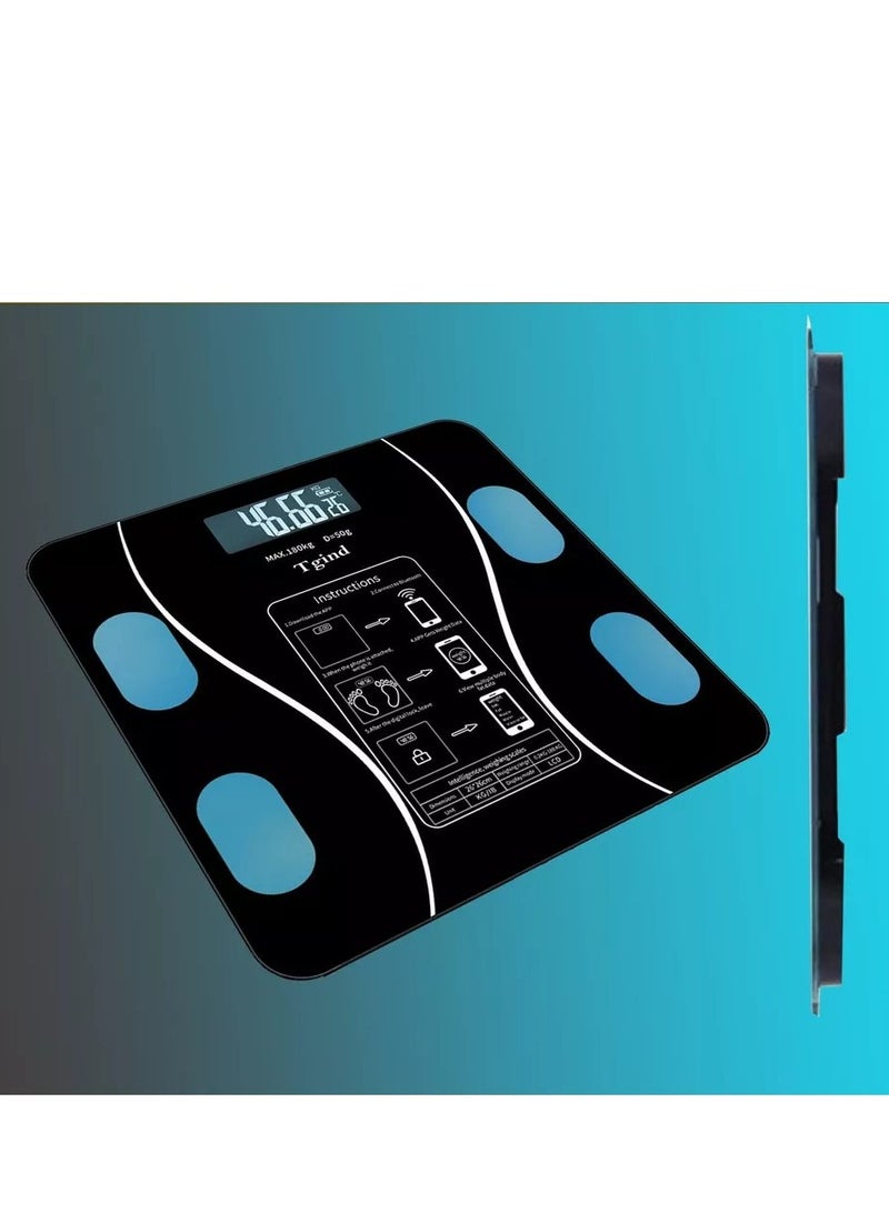 TNM TNM Digital Smart Bathroom Scale Bluetooth Bmi Wireless App Body Fat Weight Monitor - Image 2