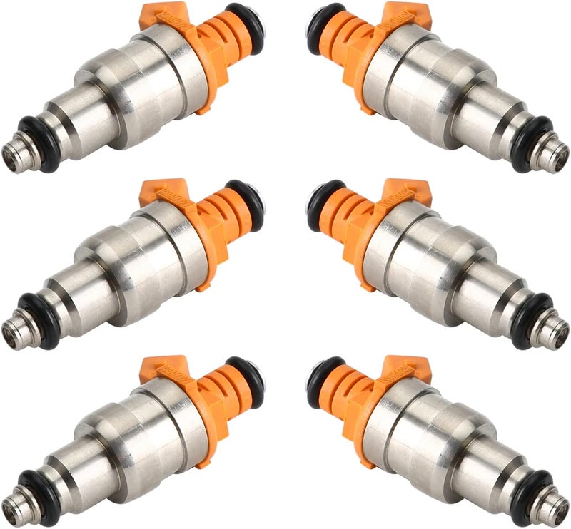 Frezon 6Pcs Fuel Injectors for Jeep Cherokee, Comanche, Grand Cherokee, and Wrangler I6 4.0L (1987-1998) - Image 1