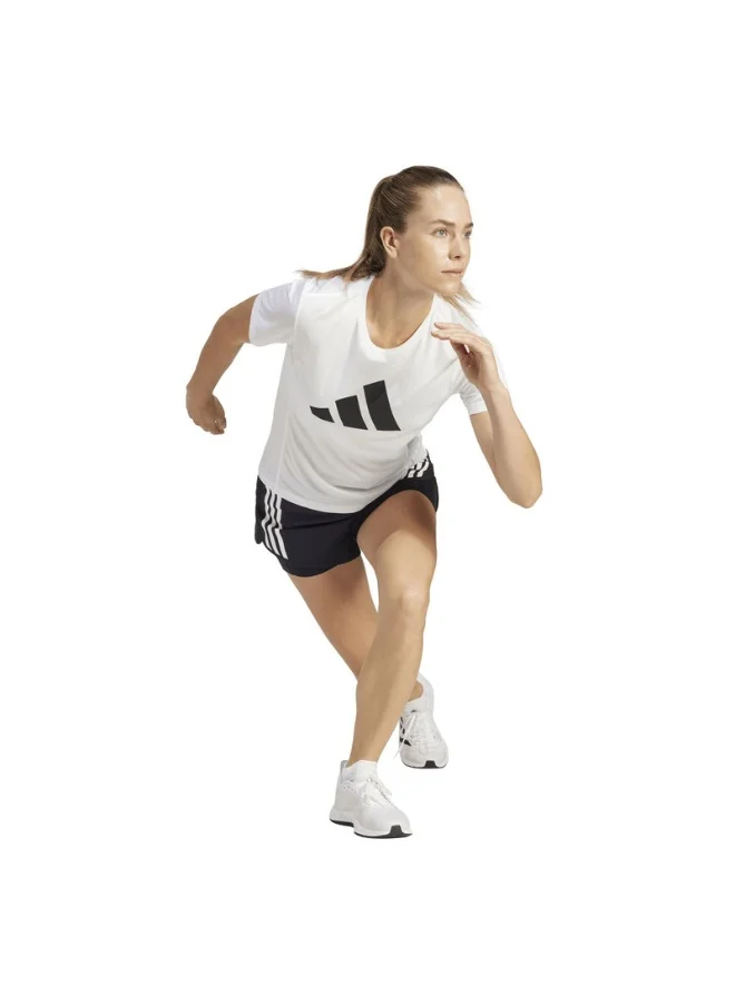 اديداس adidas RUN IT TEE White Running T-SHIRTS for Women - 2XS