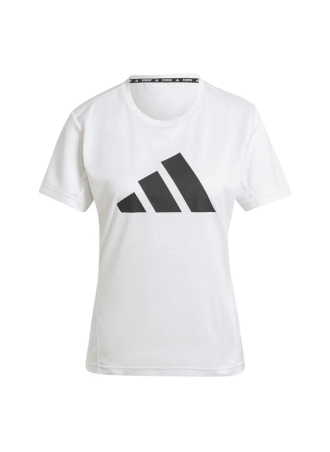اديداس adidas RUN IT TEE White Running T-SHIRTS for Women - 2XS