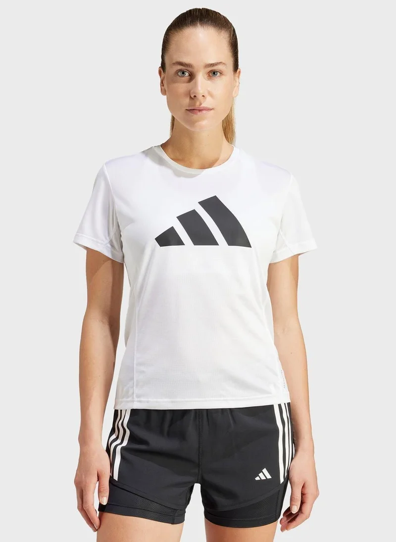 Adidas RUN IT TEE White Running For Women XS