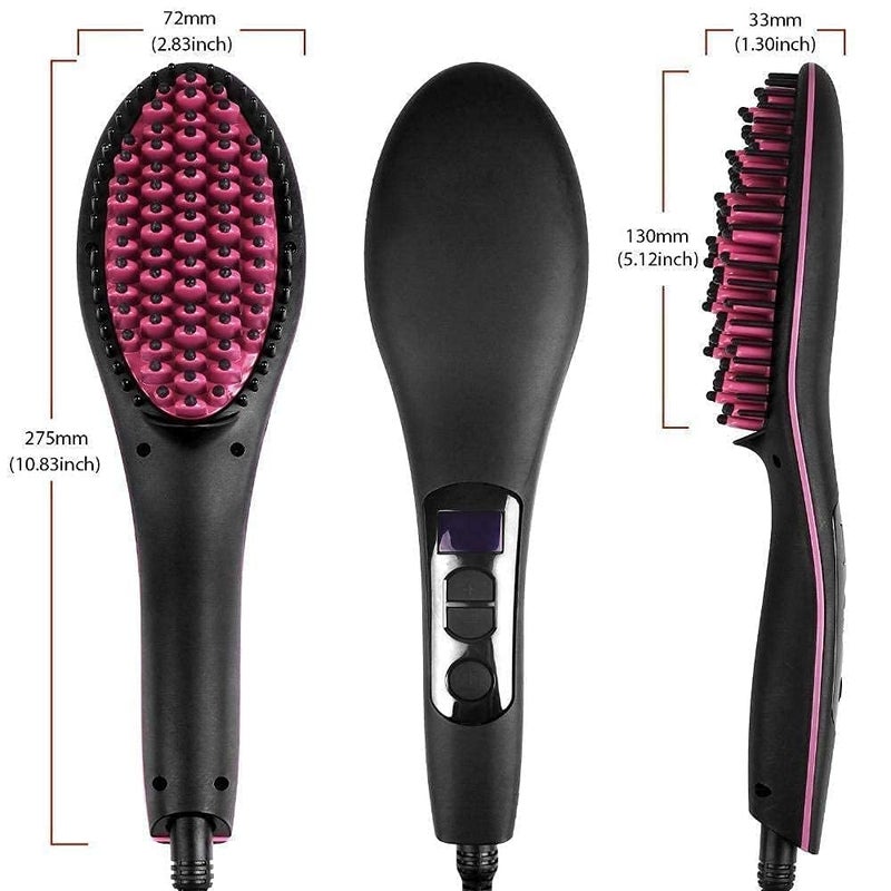 PARSE PERSONAL CARE Hair Straightener with LED Light DIY Tool for Straightening Pink - Image 2