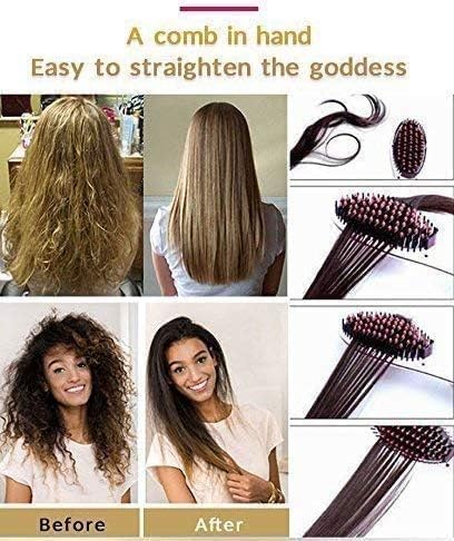 PARSE PERSONAL CARE Hair Straightener with LED Light DIY Tool for Straightening Pink - Image 5