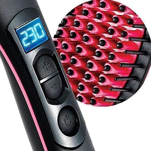 PARSE PERSONAL CARE Hair Straightener with LED Light DIY Tool for Straightening Pink - Image 3