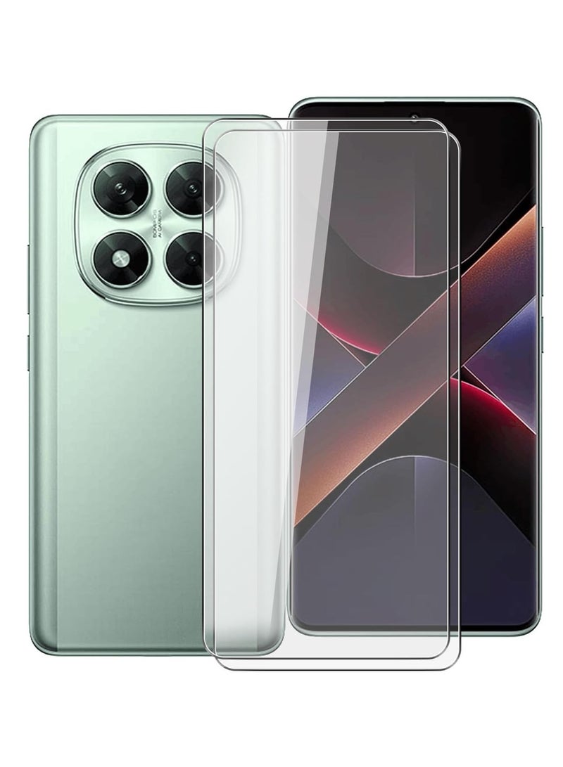 2 Pack 3D Screen Protector for Xiaomi Poco X7 Full Coverage HD Clear Scratch Resistant,Bubble-Free for Xiaomi Poco X7 Screen Protector - Image 1