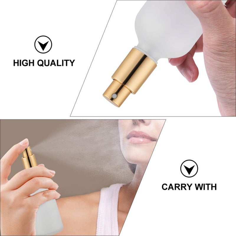 4pcs 100ml Refillable Spray Bottles Portable Perfume Mist Pump Bottles for Essential Oils and Cosmetics Travel Empty Spray Containers - Image 2