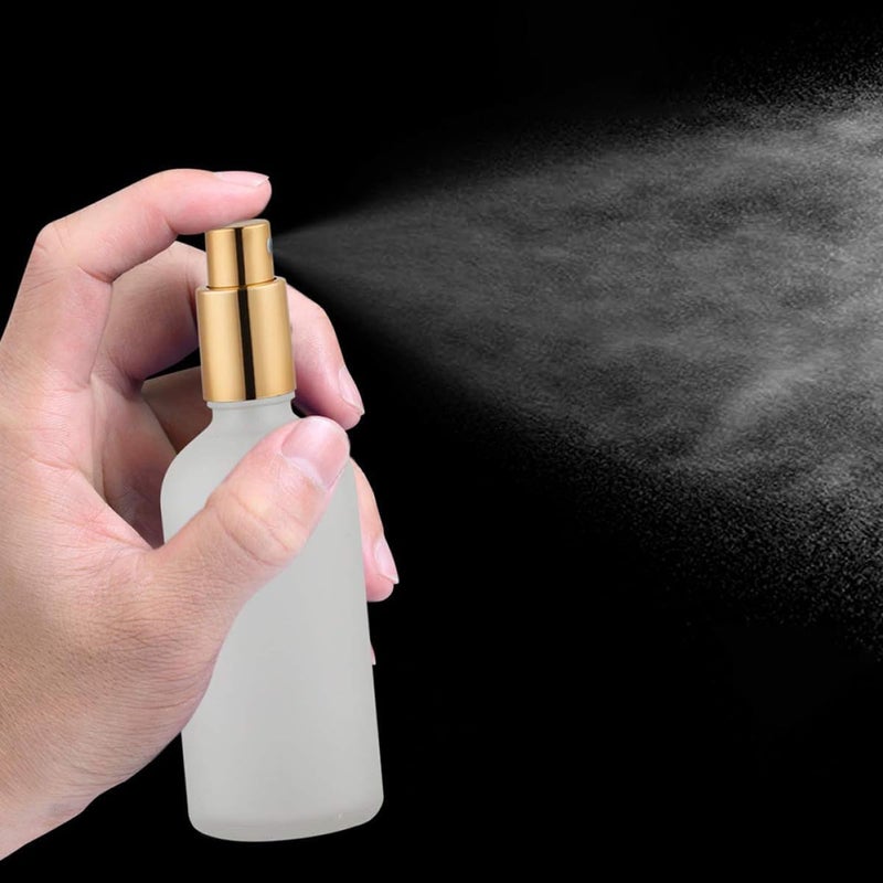 4pcs 100ml Refillable Spray Bottles Portable Perfume Mist Pump Bottles for Essential Oils and Cosmetics Travel Empty Spray Containers - Image 4