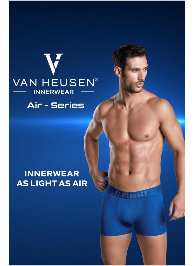 Van Heusen - Van Heusen Men Breathable AIR Series Trunks - Cotton Polyamide Elastane - Colour Fresh, Mesh Stretch, Ultra Soft_20050_Deep Wine_M - Image 1